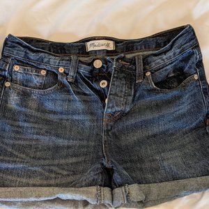 Madewell Cuffed Jean Shorts